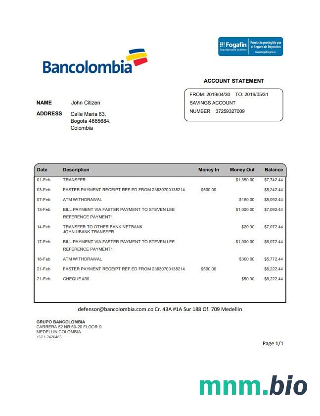 Colombia Banco de Bogotá